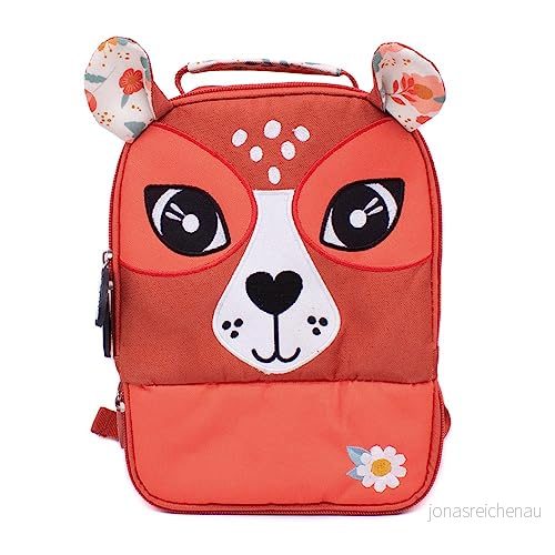 LES DÉGLINGOS Isolerad babyväska illamelos la Biche barnlunchväska barnmåltid bagage axelrem Nique Snake PEVA Isolering återvunnen polyester 4897018368972