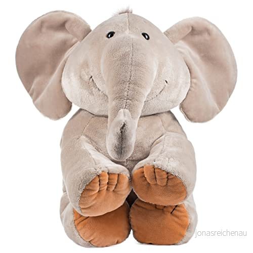 Schaffer 4234 plysch elefant Sugar, grå, 41 cm, XL 4012948042345