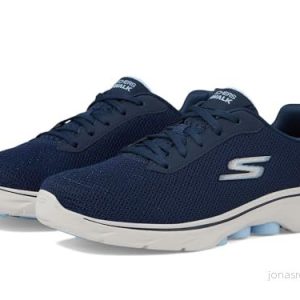 Skechers Go Walk 7 Clear Path, Fri rutt Kvinna, Navy Textile Light Blue Trim, 37 EU 196989293660 Skechers Go Walk 7 Clear Path, Fri rutt Kvinna, Navy Textile Light Blue Trim, 37 EU 196989293660