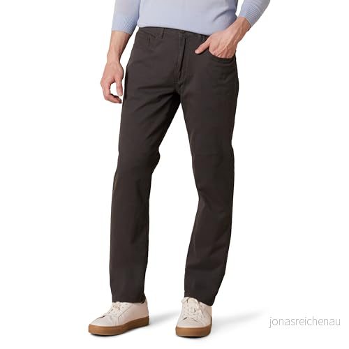 Amazon Essentials herr rak passform 5 fickors komfort stretch chinos byxa (tidigare Goodthreads), grå, 30 B x 28 L 193548070502