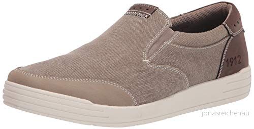 Nunn Bush Mäns Kore City promenad canvas Moc Toe slip on sneaker, STEN 44 EU 717502848183