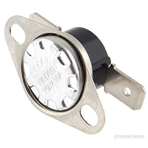 SeKi Temperaturbrytare 100 250V 10A; nej = normalt öppna/"stängare"; temperaturbegränsare termobrytare termoskydd temperaturregulator 4053171968620