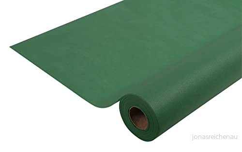 Pronappe Bordsduk R785007I engångsduk av spunbond fleece längd 50 m bredd 1,20 (per rulle) färg grangrön rivbeständigt, vattenavvisande och avtorkbart tyg 3281517850075