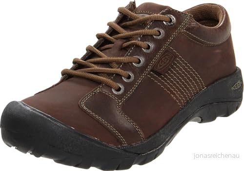 KEEN Austin, Derby skor med snörning, Chokladbrun, 43 EU 871209936083