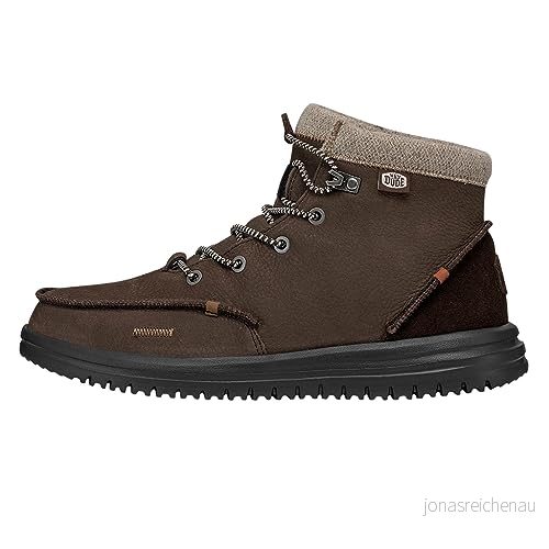 Hey Dude Bradley Boot Leather herrskor brun storlek EU 38, BRUN, 38 197002370788