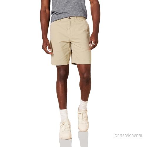 Amazon Essentials Herr Slim Fit 9 tum kort, kakibrun, 36 191770908280