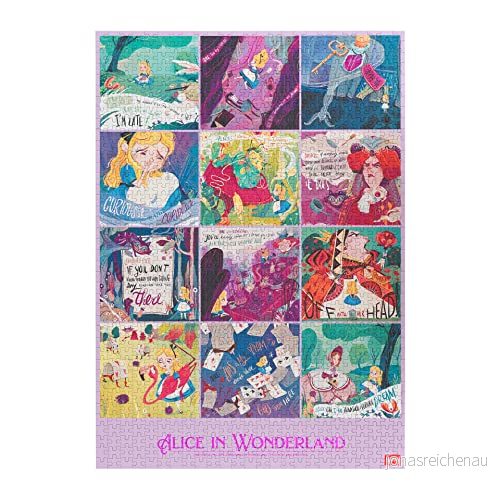 Legami Alice Pussel med 1 000 stycken, 48 x 68 cm, PUZ0005 8054117620202