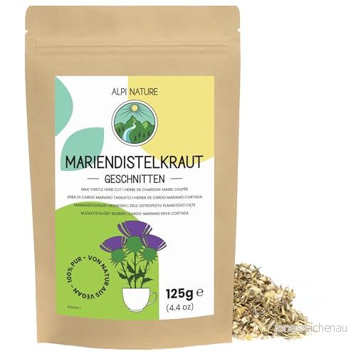Alpi Nature mjölktistel 125g från Nature, ört torkad och skuren för beredning av te örtte 4262359965553