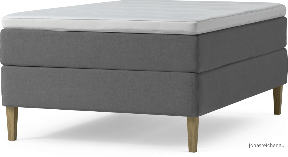 Delux Dream Kontinentalsäng, enkelsäng 140 cm med bäddmadrass och sängben kXCOY