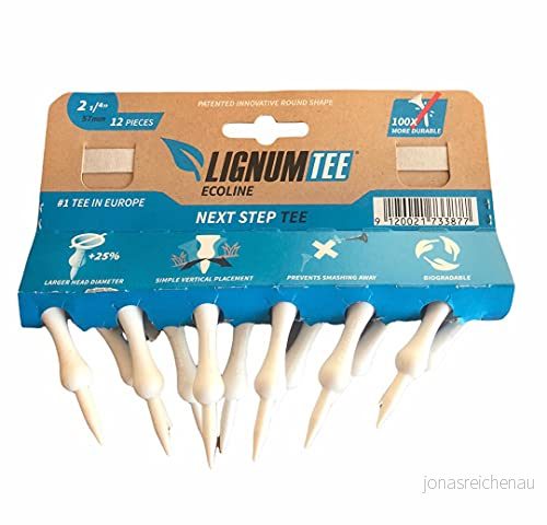 Lignum Unisex 70 mm Nxt Step Ecoline 12pk biologiskt nedbrytbara T shirts, 57 9120021733884