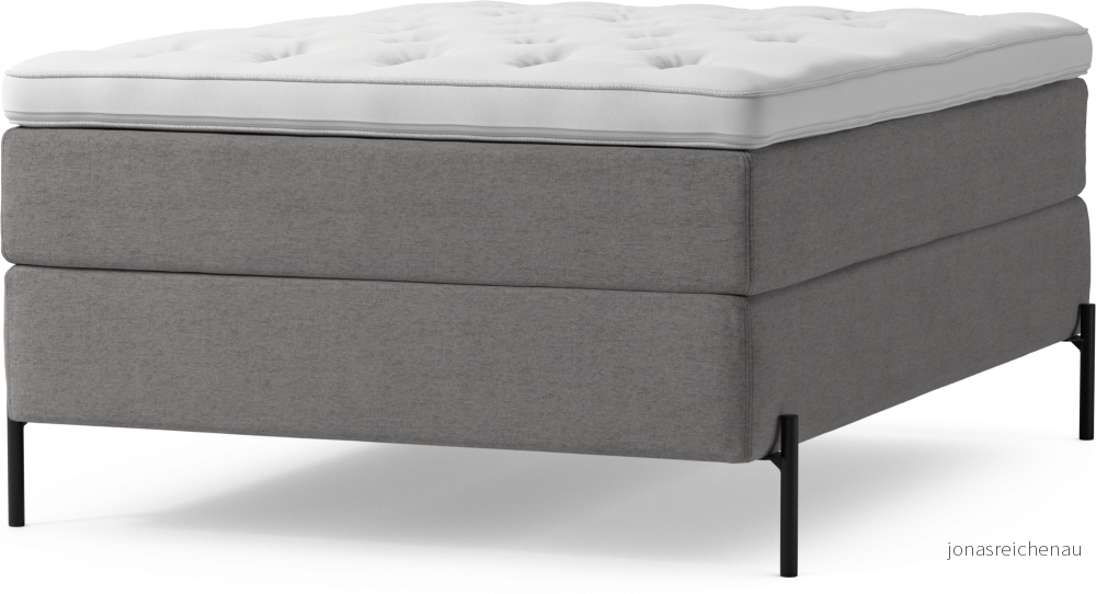 Delux Dream Kontinentalsäng, enkelsäng 140 cm med bäddmadrass och sängben oxipF