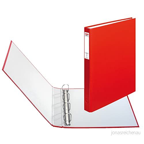 Herlitz Ringbuch maX.file pRotect A4, 1 styck, 4 rings kombimekanik, 25 mm fyllhöjd, röd 4008115304033