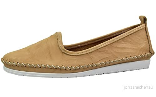 Andrea Conti ballerina mockasiner för kvinnor 0027449, storlek:39, Färg:beige 4054106218643
