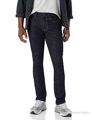 Amazon Essentials herr Skinny fit High Stretch Jean, sköljd, 34 B x 33 L 195111632452