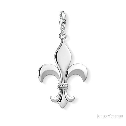 Thomas Sabo Damen Herren Charm Anhänger Bourbonische Lilie Club 925 Sterling Silber Y0015 637 21 4051245374186