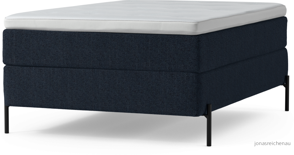 Delux Dream Kontinentalsäng, enkelsäng 140 cm med bäddmadrass och sängben EY4S7