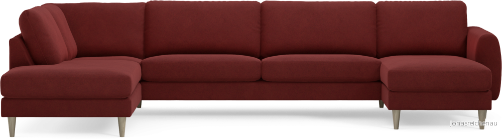 Bridge 3-sits soffa med divan vänster och schäslong höger roTlH