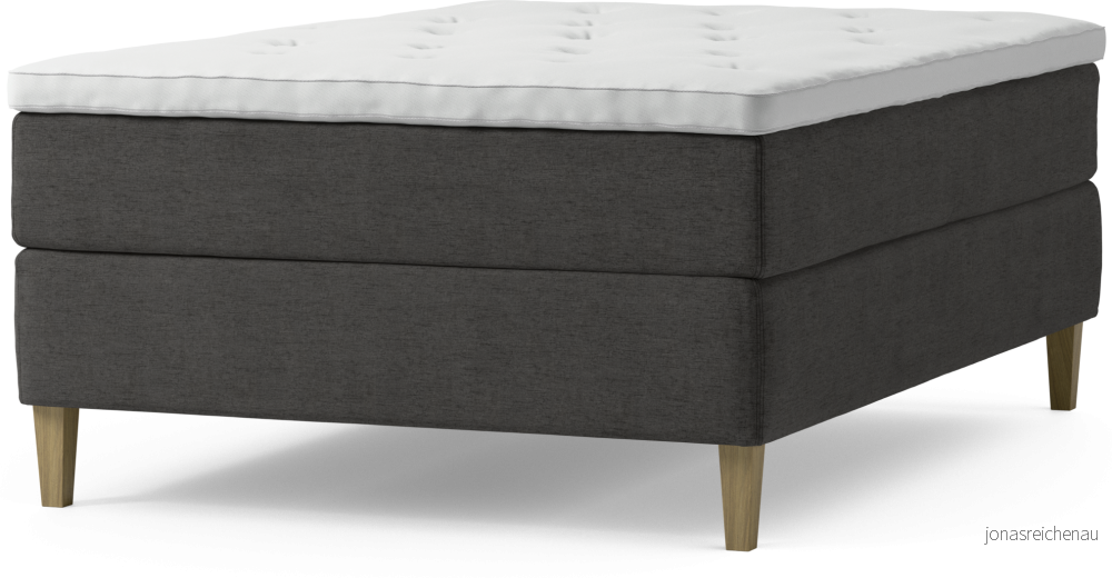 Delux Dream Kontinentalsäng, enkelsäng 140 cm med bäddmadrass och sängben nk374