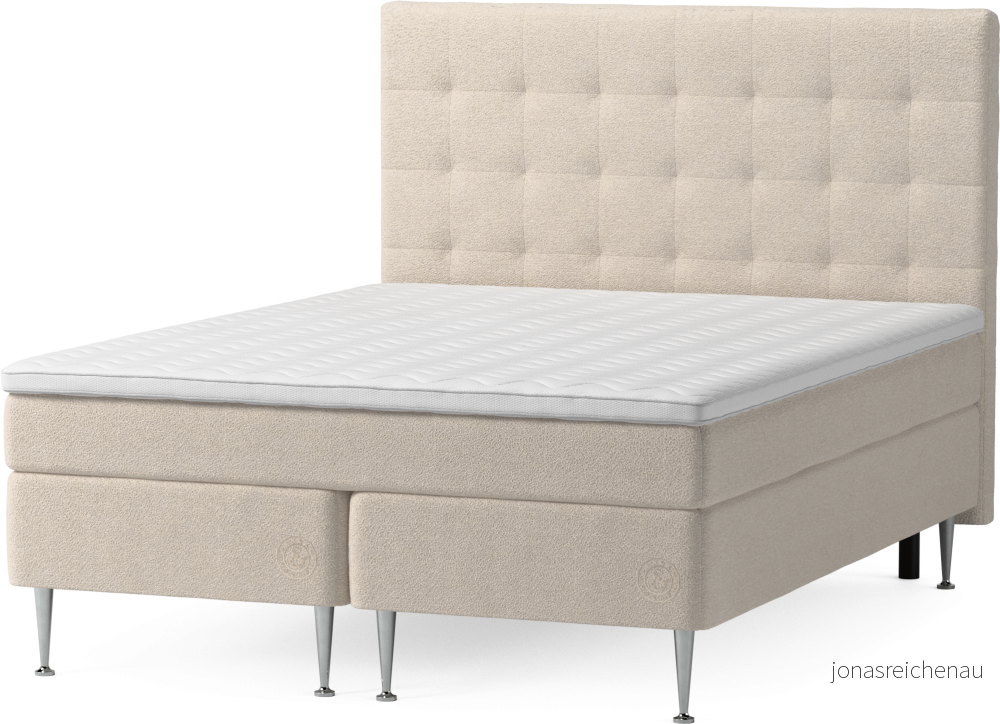 Asperö Comfort Kontinentalsäng, dubbelsäng med bäddmadrass Comfort och sängben 9FcbS