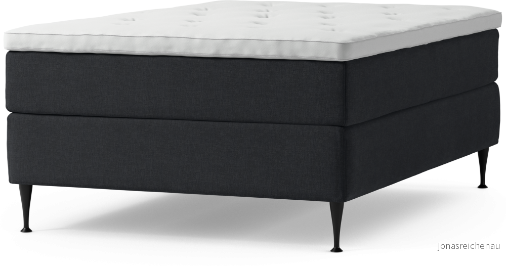 Delux Dream Kontinentalsäng, enkelsäng 140 cm med bäddmadrass och sängben xZwoc