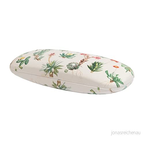 Grupo Erik Botanical Cacti Glasses Case Hard Shell Includes Free Cleaning Cloth 16 x 6 4 cm 6.3 2.4 1.6 inches Sunglasses 8435497277031