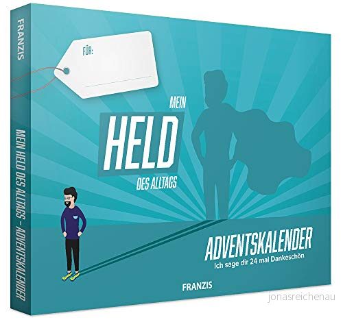 FRANZIS Mein Held des Alltags Adventskalender Ich sag dir 24 mal Dankeschön Ab 14 Jahren 4019631671707