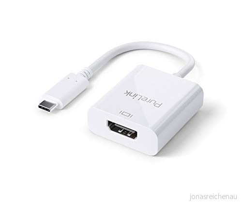 PureLink IS180 USB C till HDMI adapter 4K60 iSerie 0,10 m, vit 4251364709351