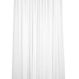 HOME WOHNIDEEN 41100 färdig butik Crosta, enfärgad linnestruktur, transparent, veckband, färg: vit, storlek: 175 x 500 cm, antal: 1 4056751490900 HOME WOHNIDEEN 41100 färdig butik Crosta, enfärgad linnestruktur, transparent, veckband, färg: vit, storlek: 175 x 500 cm, antal: 1 4056751490900