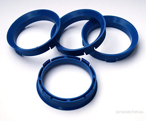 4 x centreringsringar för aluminiumfälgar, centrering från 66,6 till 57,1 mm (märkeskvalitet). 4251194894661