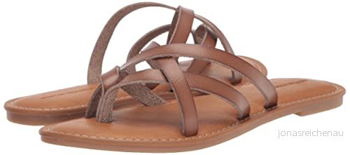 Amazon Essentials dam platta remsandaler att glida in i, svampbrun, 41 EU 196433169930