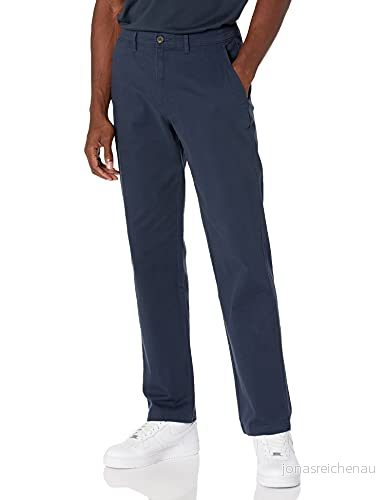 Amazon Essentials Herr Classic Fit Casual Stretch Chino Byxa, Marinblå, 34 B x 31 L 191770593202