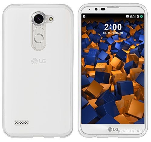 mumbi skal kompatibel med LG X Mach Handy Case mobiltelefonskal, transparent vit 4251077253752