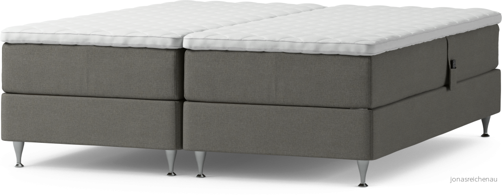 Delux Dream Ställbar säng, dubbelsäng med bäddmadrass och sängben F5Y15