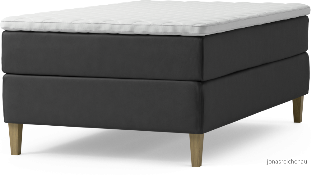 Delux Dream Kontinentalsäng, enkelsäng 120 cm med bäddmadrass och sängben rYJgt