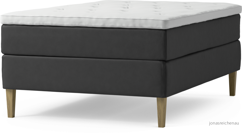 Delux Dream Kontinentalsäng, enkelsäng 140 cm med bäddmadrass och sängben txqVe