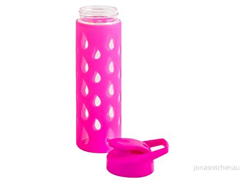 H & 5353, drickflaska av borosilikatglas unisex vuxna, fuchsia, 0,55 CL 8003512709807