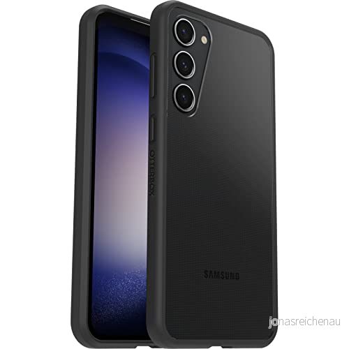 OtterBox Sleek Series skal för Samsung Galaxy S23+, stöttåligt, fallsäkert, supertunt, skyddande tunt skal, testad till militärstandard, antimikrobiellt skydd,Klar/Svart, Utan retailförpackning 840304714865