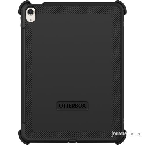 OtterBox Defender Case för iPad Air 11" (2024) & 10.9" (2022/2020), extra robust skyddande skal med inbyggt skärmskydd, 2x testad till militärstandard, Svart, Utan retailförpackning 840304760428