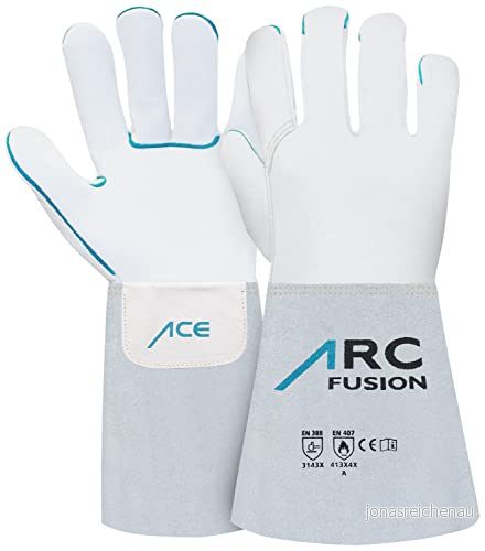 ACE ARC Fusion Arbetshandskar Handskar för svetsare EN 388/407/12477 09/L (Förpackning med 1) 4061553099671