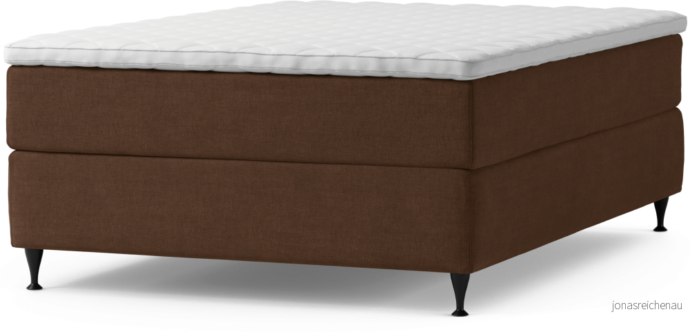 Delux Dream Kontinentalsäng, enkelsäng 140 cm med bäddmadrass och sängben DY6Lw