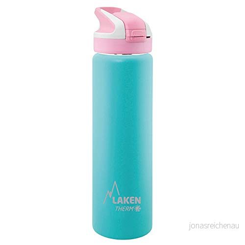Lusy Reusable Thermal Bottle Summit yeStainless Simbi ine otomatiki cap uye yekuchengetedza kuvharwa, 750ml, turquoise 8412544044778