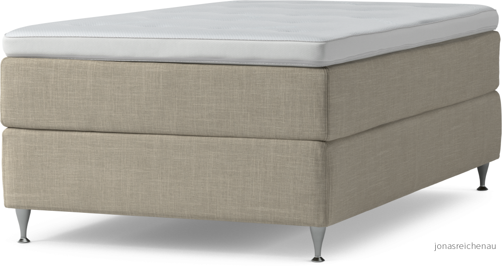 Delux Dream Kontinentalsäng, enkelsäng 120 cm med bäddmadrass och sängben fBrLQ