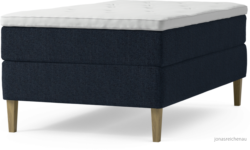 Delux Dream Kontinentalsäng, enkelsäng 120 cm med bäddmadrass och sängben apcJQ