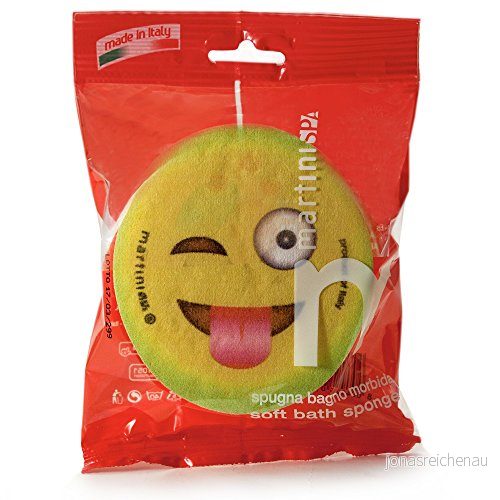 martini SPA Massage Color Fruit Emoticons, polyuretan och mikrofiber, sorterad, 11,5 x 3,5 cm, 75 g, 1 st, st 8004925011303