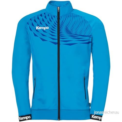 Kempa Herr Wave 26 poly pojkar sport fotboll träning sweatshirt sweatshirtjacka, blå (kempa blå/kungs), S 4051309981473