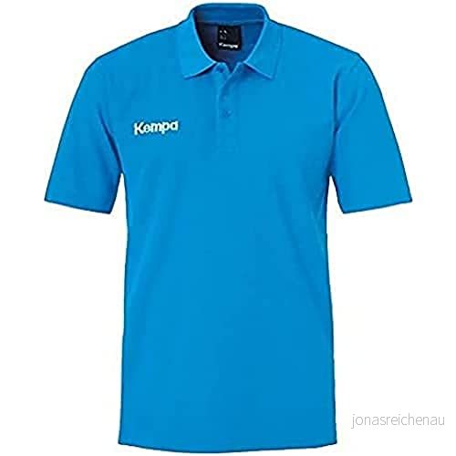 Kempa unisex kläder lagsport klassisk polotröja Kempablau 4XL 4051309689157