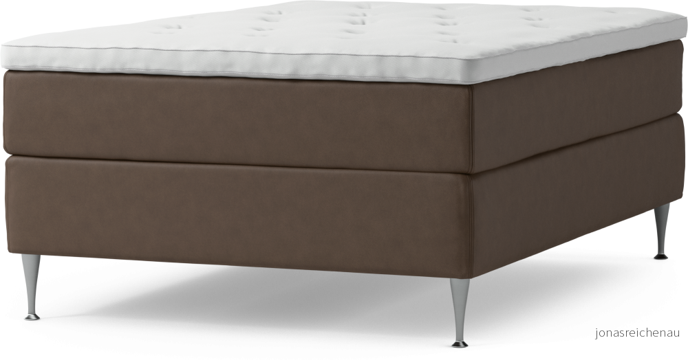 Delux Dream Kontinentalsäng, enkelsäng 140 cm med bäddmadrass och sängben zgkRs