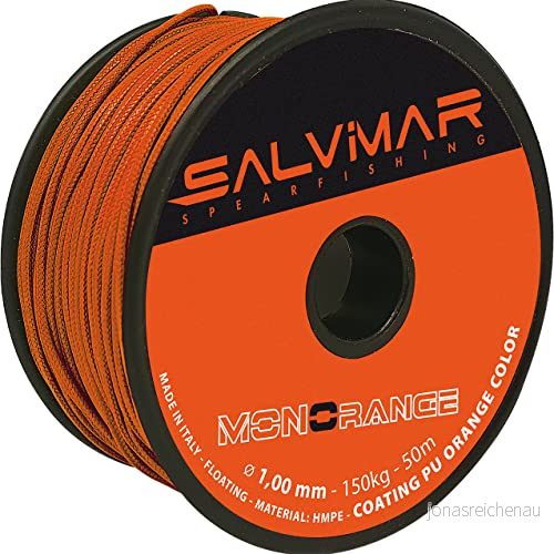 Salvimar Mono, Unisex Vuxen, Orange, Diameter 1,50 mm x 50 m 8056138181748