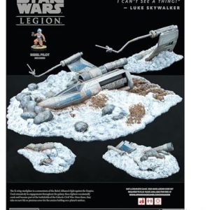 Star Wars Legion Crashed X Wing Terrain Expansion Two Player Battle Game Miniatures Strategy for Adults and Teens Ages 14+ Average Playtime 3 Hours Made by Atomic Mass Games 841333117368