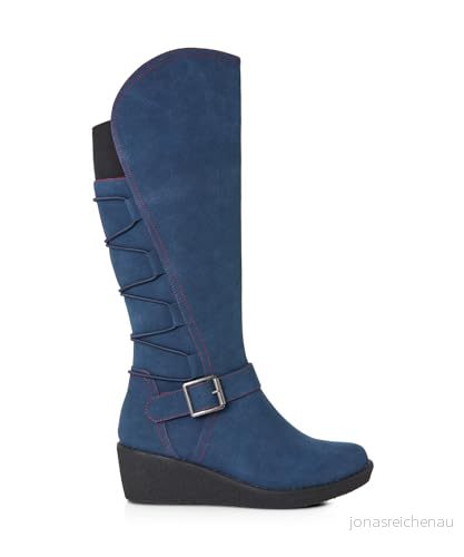 Joe Browns dam kilklack midi vadstövlar mid, blå, 4 UK, BLÅ, 37 EU 5059953202738